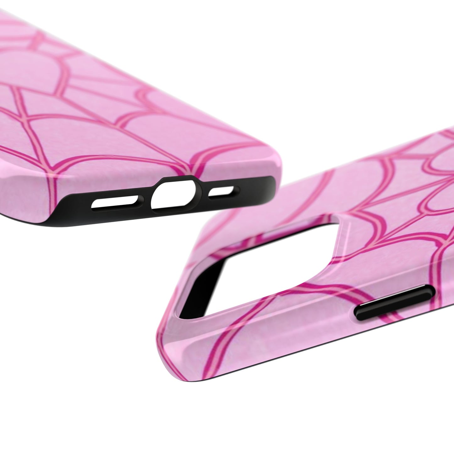 Pink Spider heart Phone case