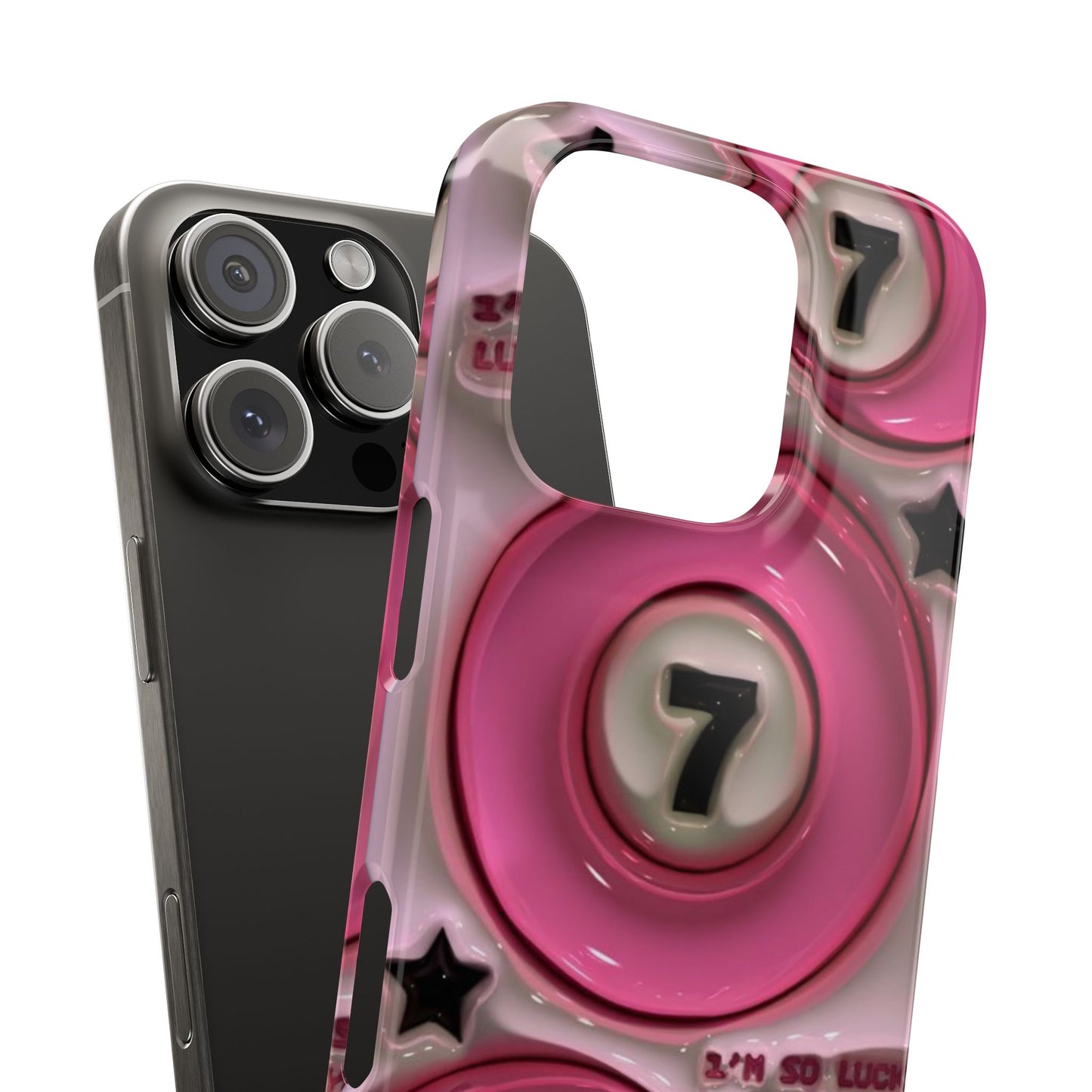 Lucky 7 Pink Phone case