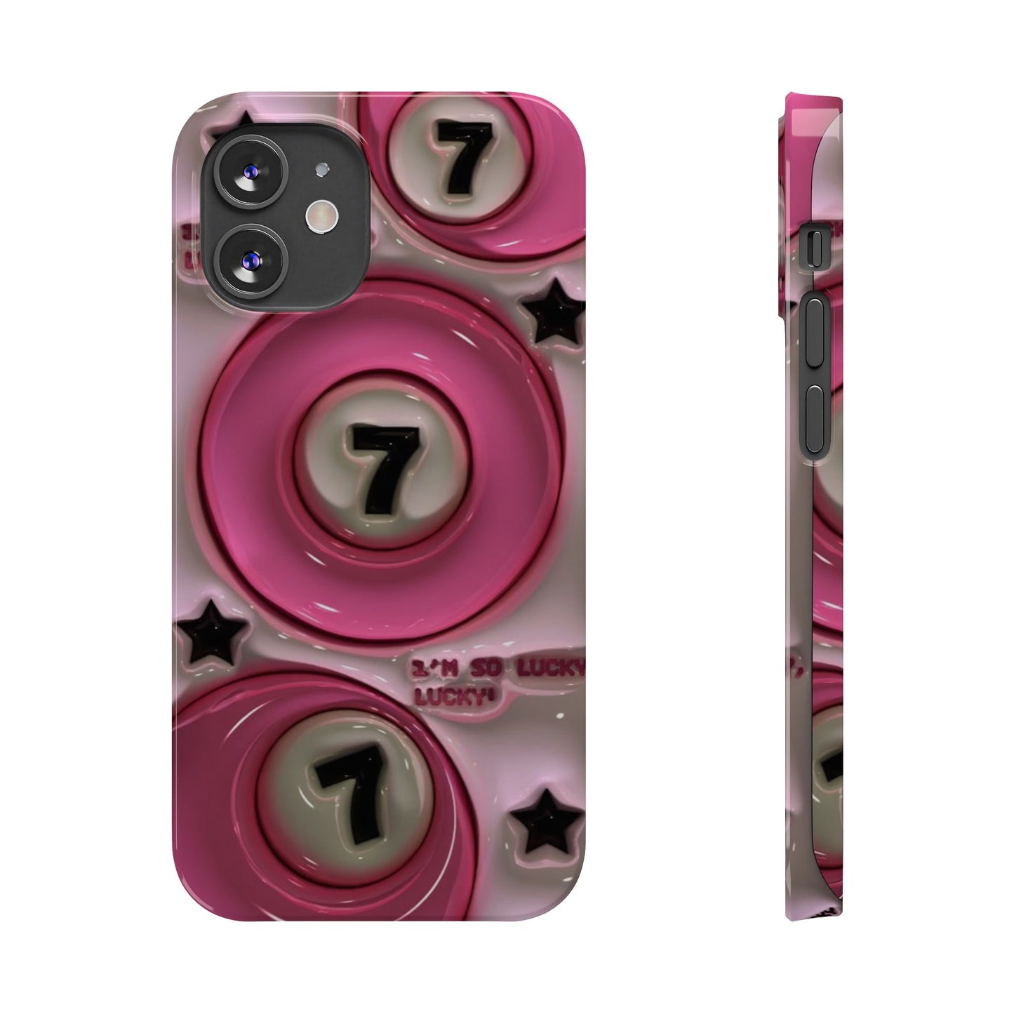 Lucky 7 Pink Phone case