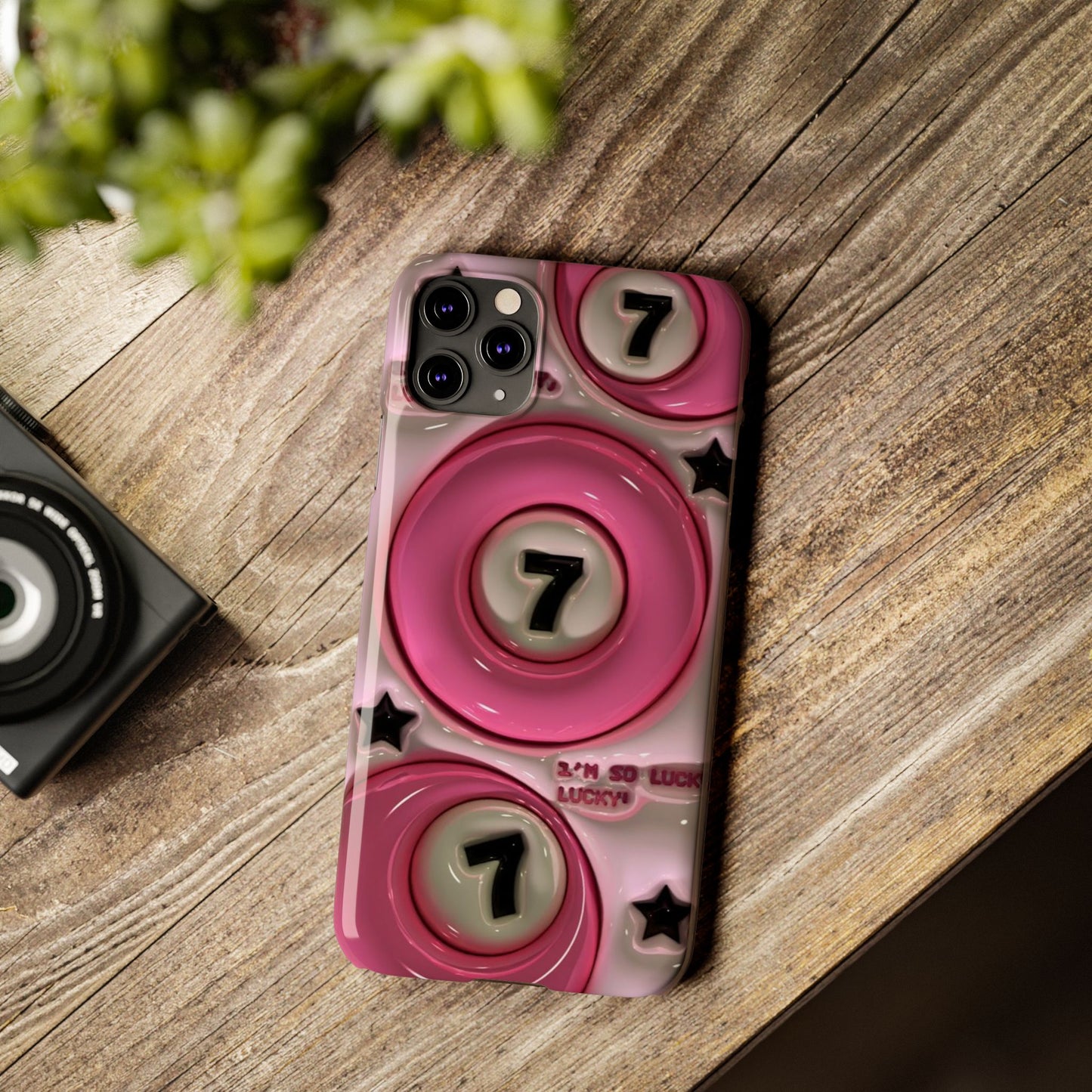 Lucky 7 Pink Phone case