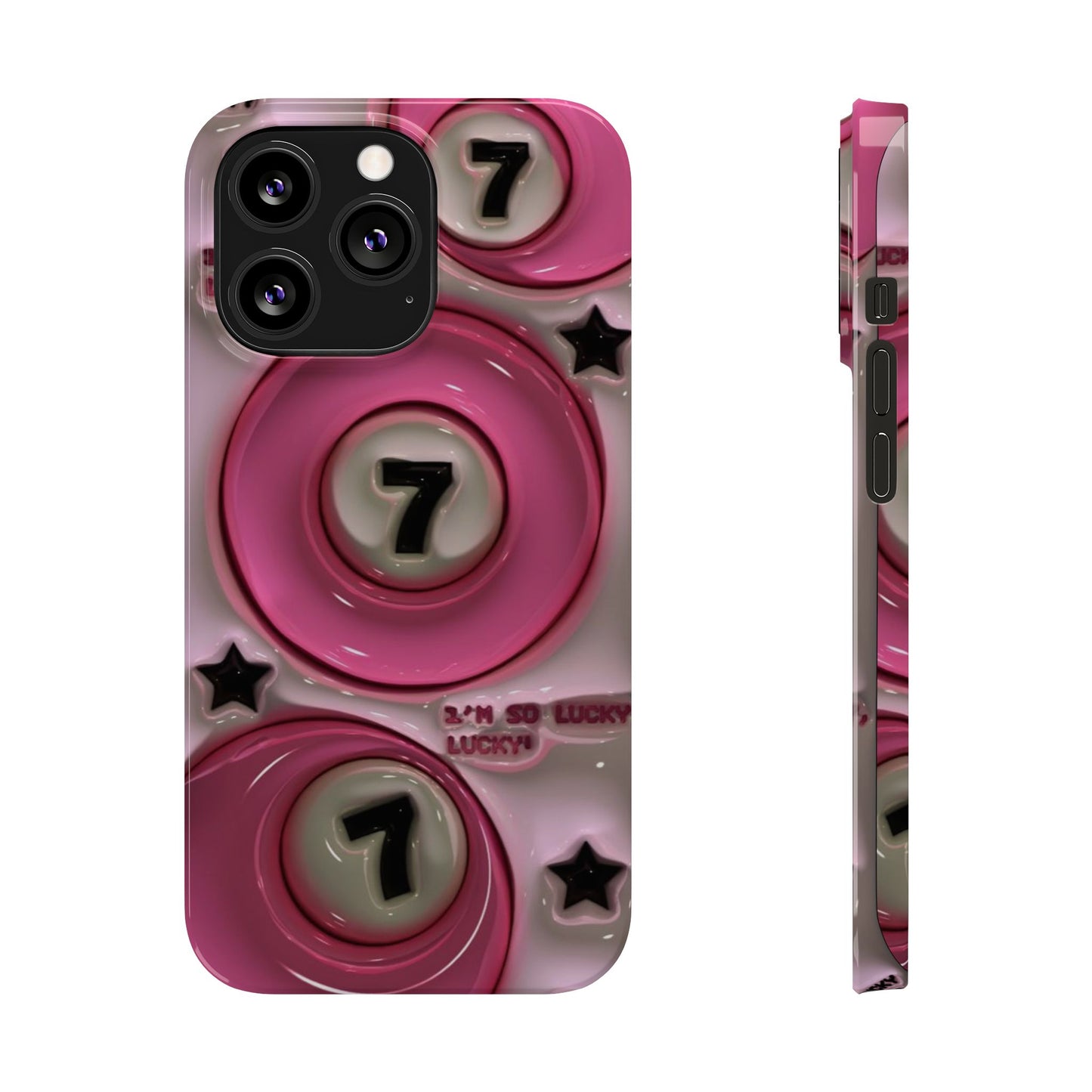 Lucky 7 Pink Phone case