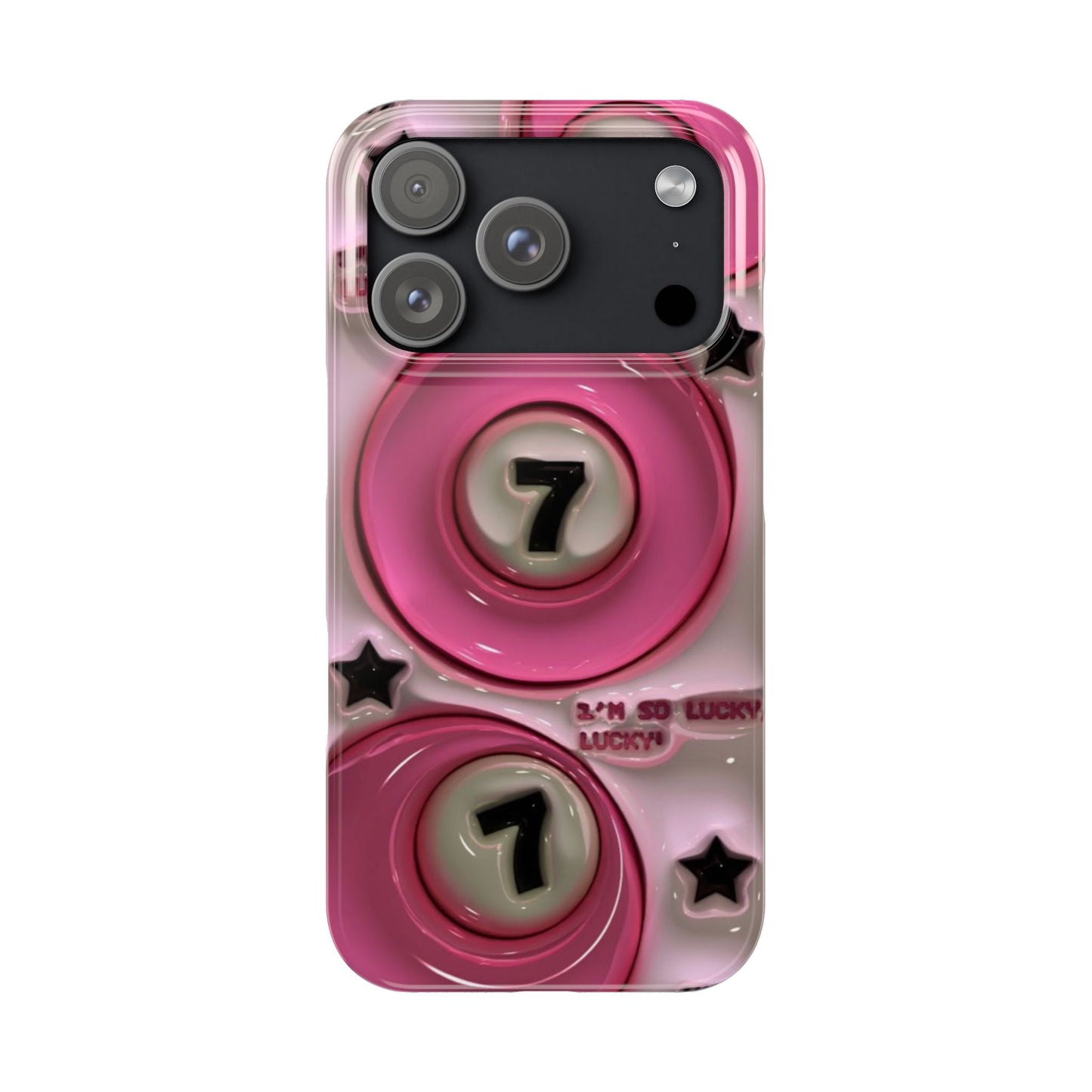 Lucky 7 Pink Phone case