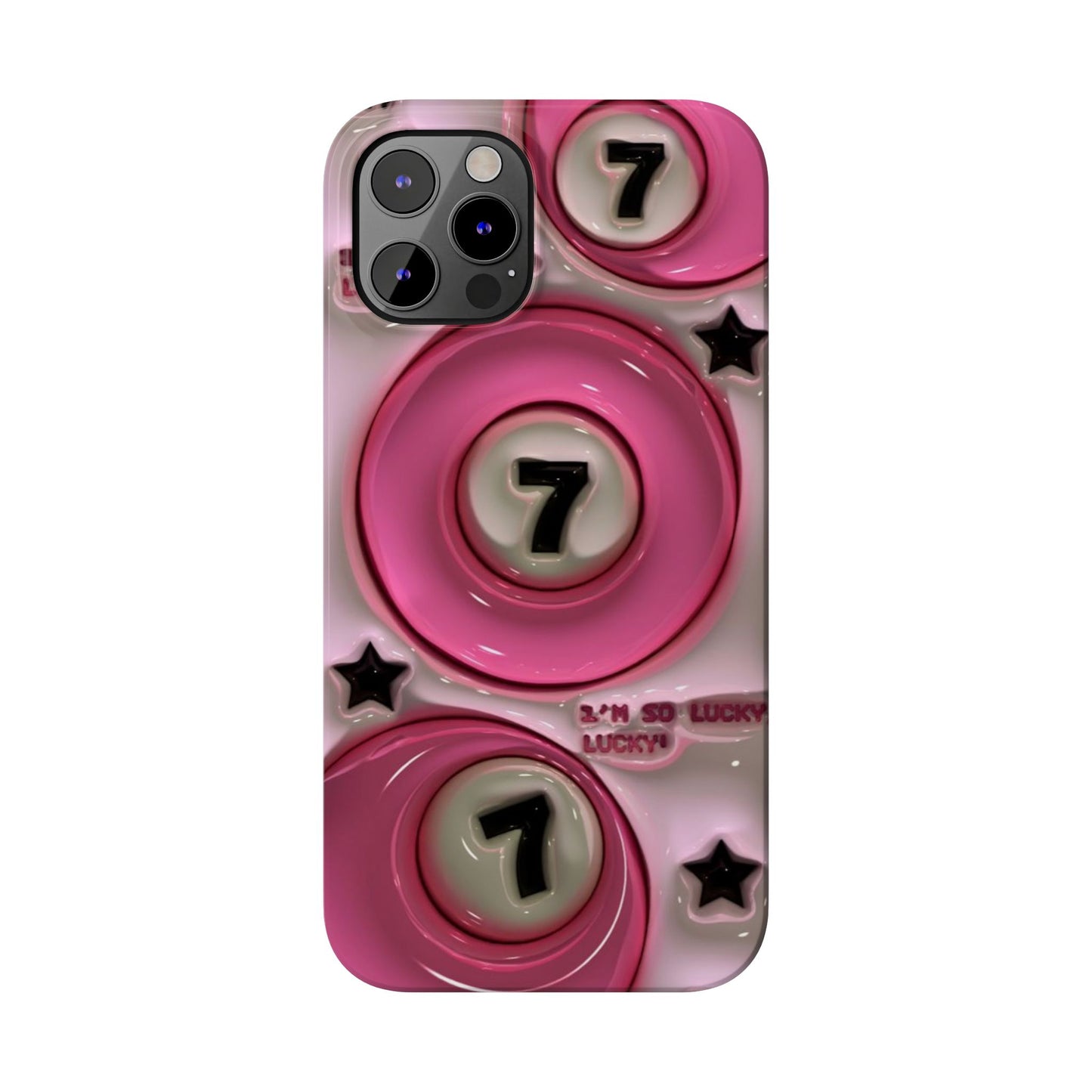 Lucky 7 Pink Phone case