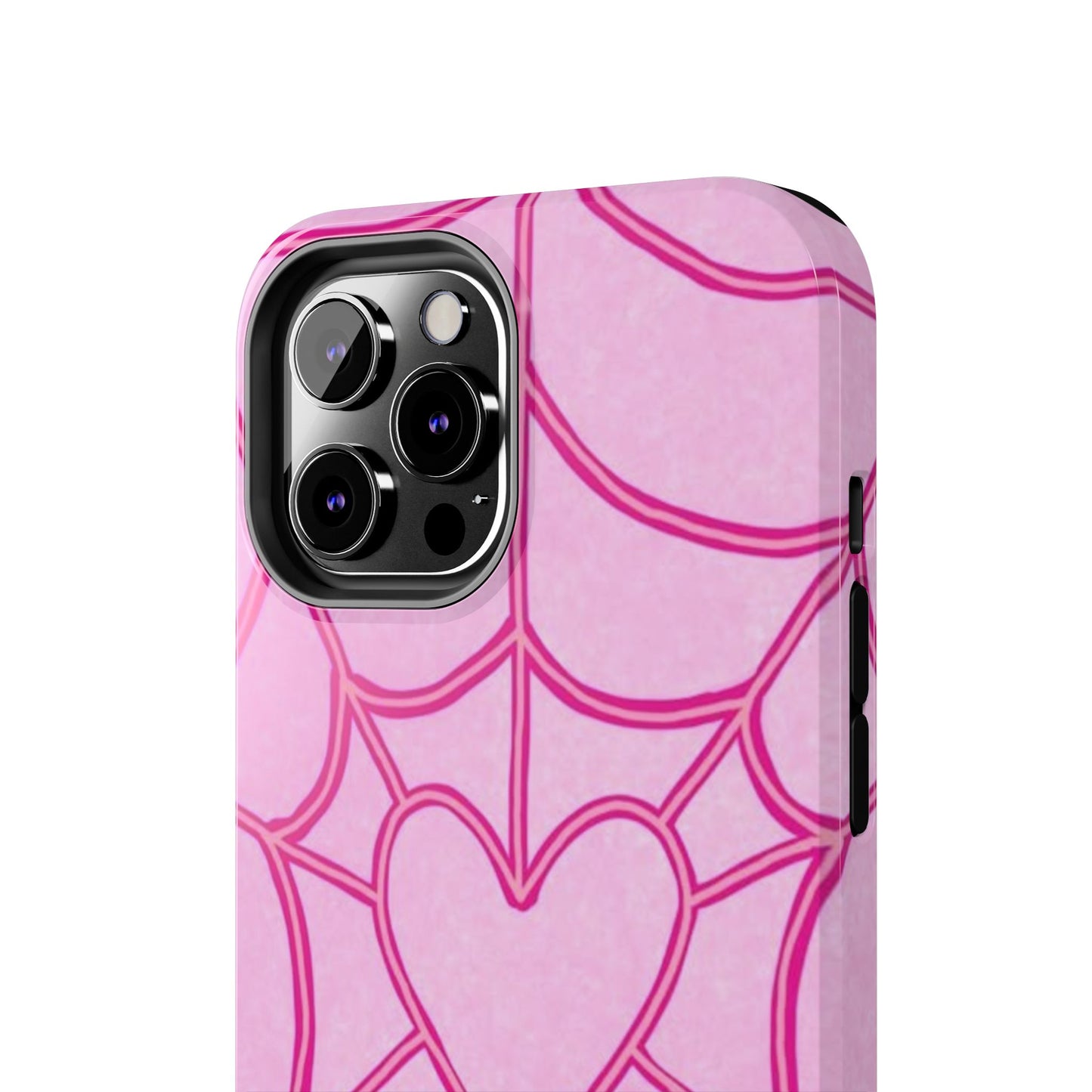 Pink Spider heart Phone case