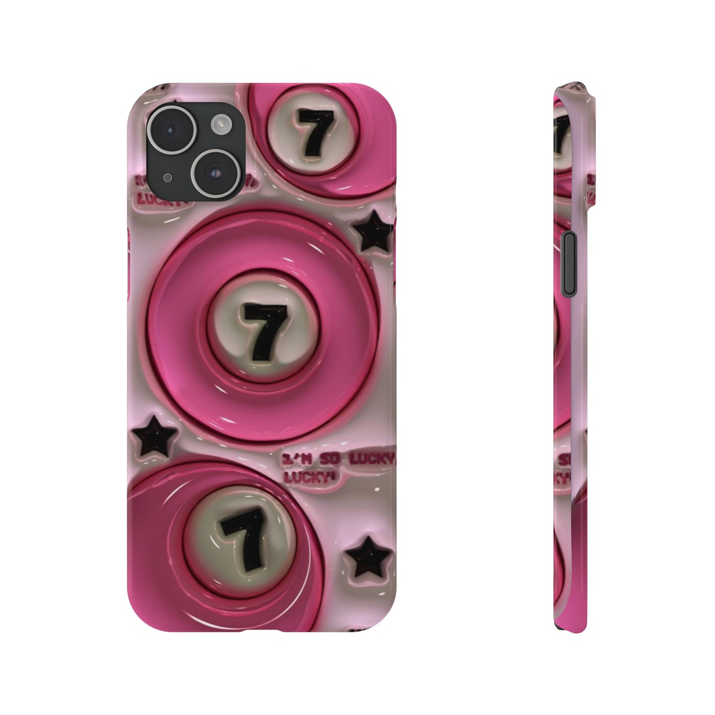 Lucky 7 Pink Phone case