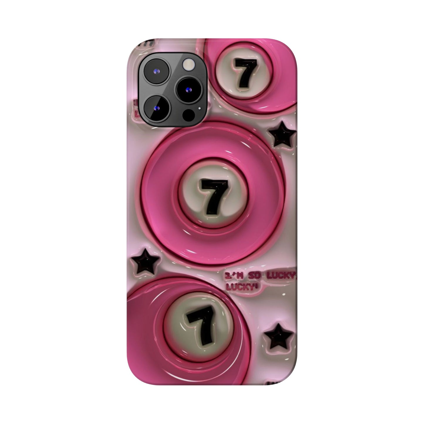 Lucky 7 Pink Phone case