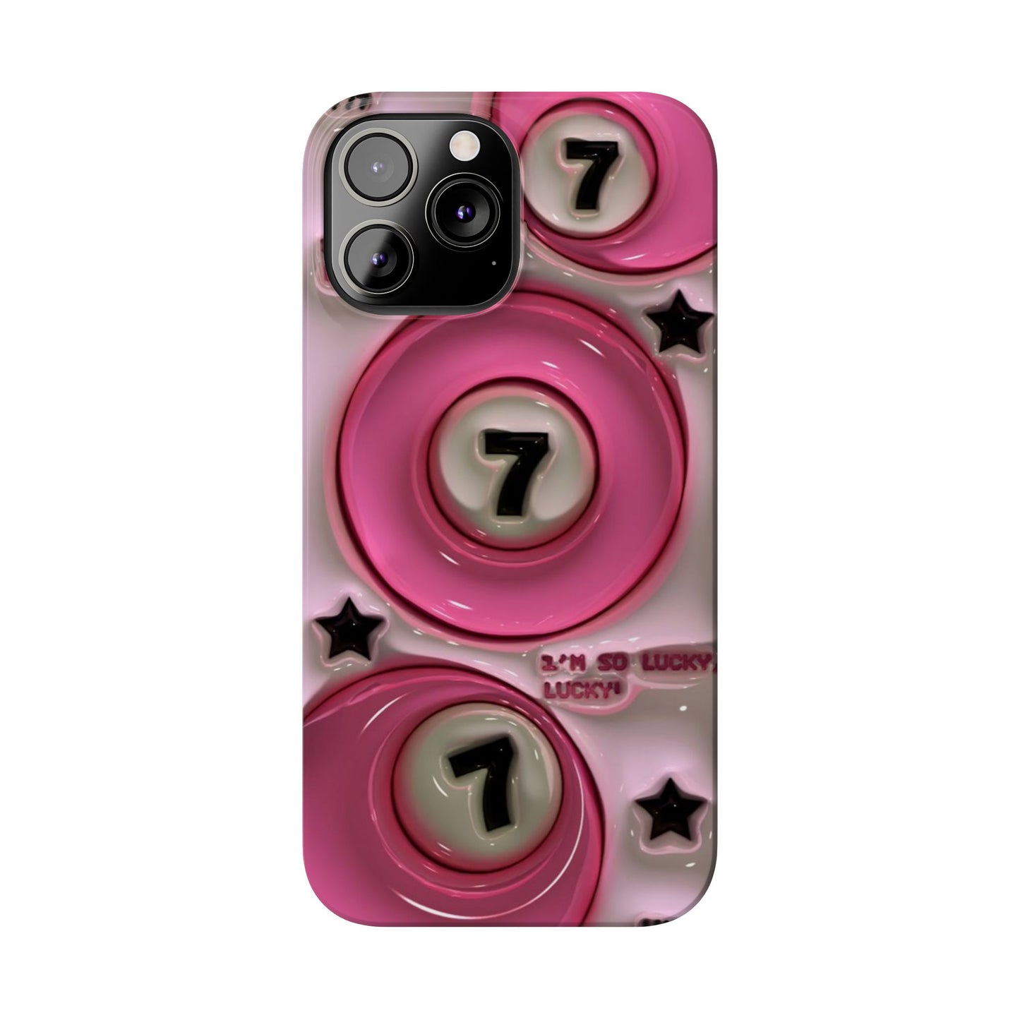 Lucky 7 Pink Phone case