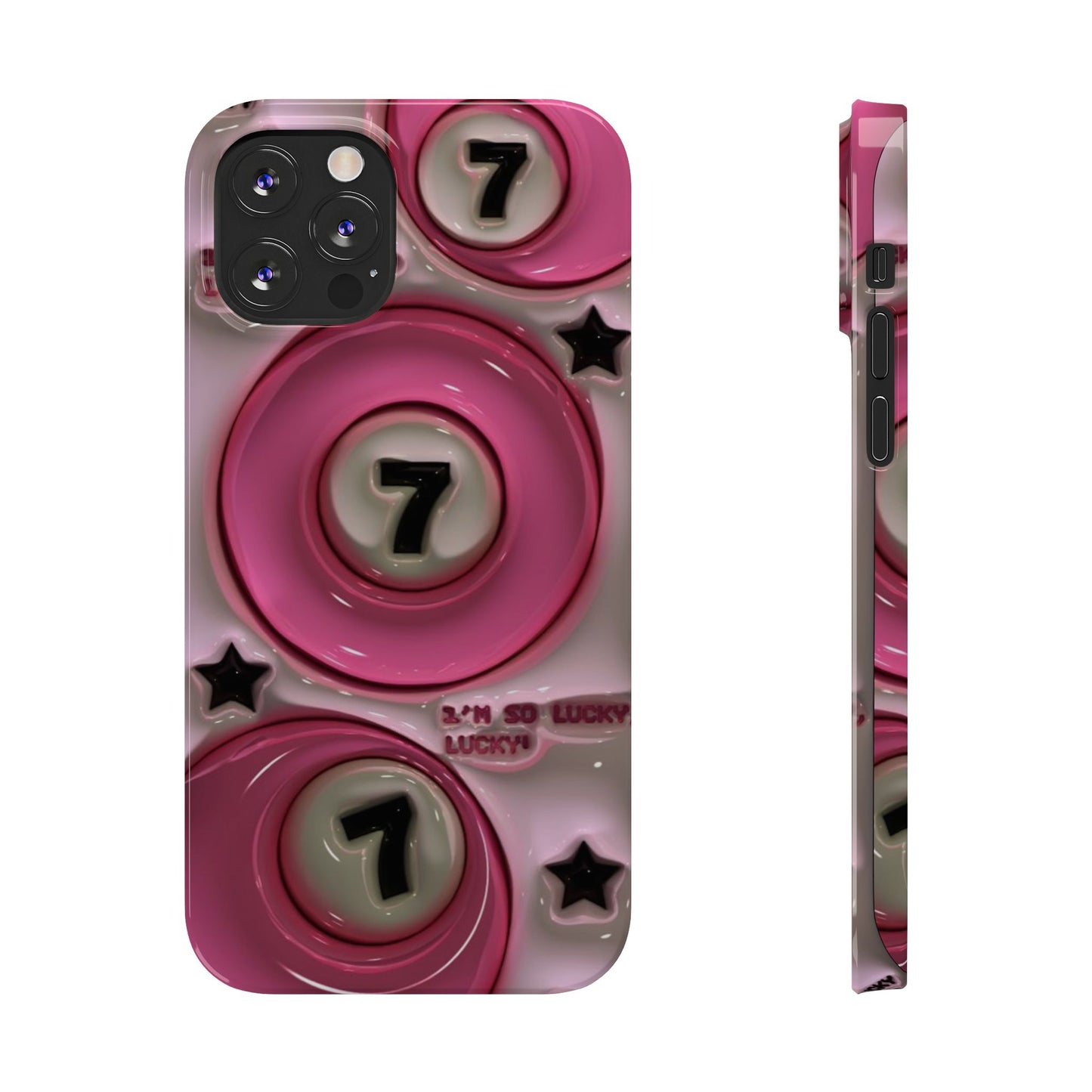 Lucky 7 Pink Phone case