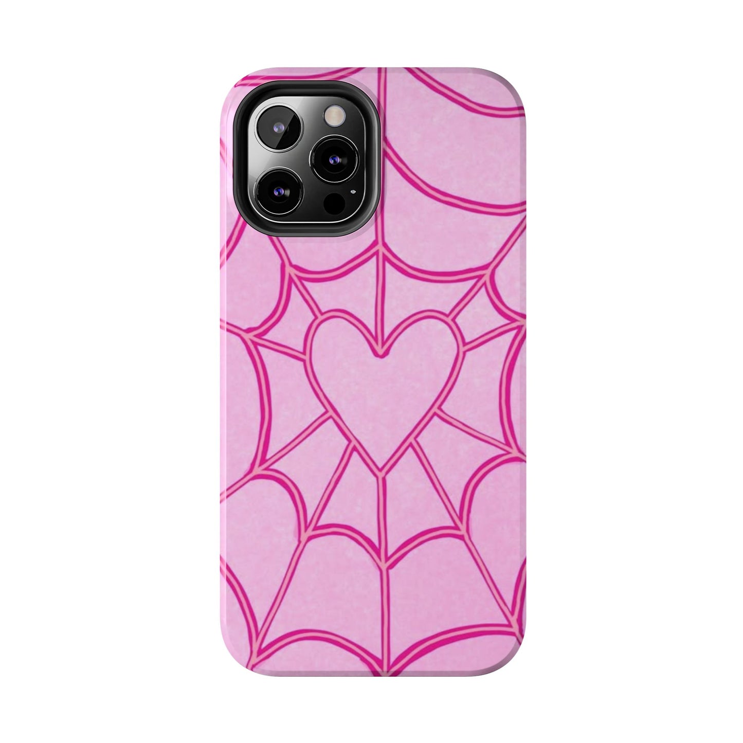 Pink Spider heart Phone case