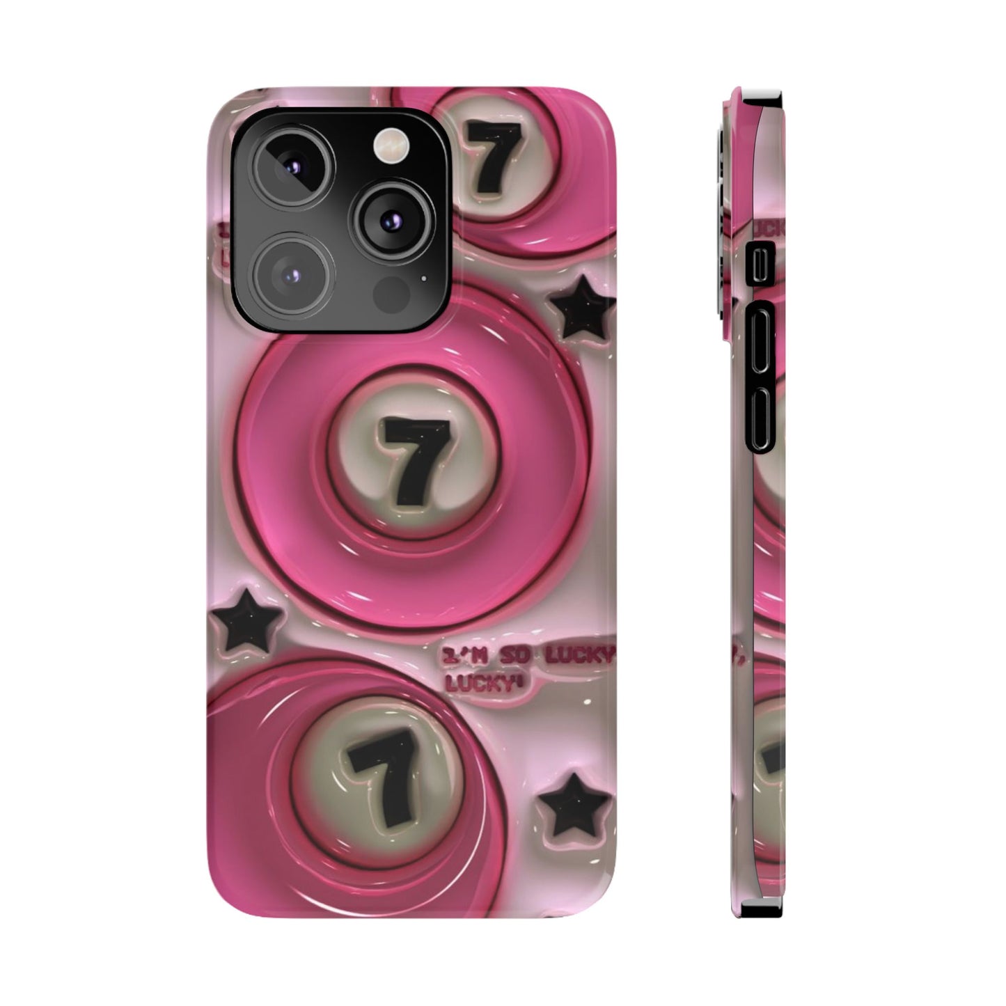 Lucky 7 Pink Phone case