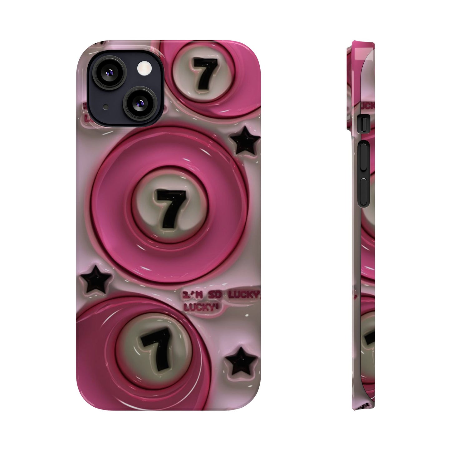 Lucky 7 Pink Phone case