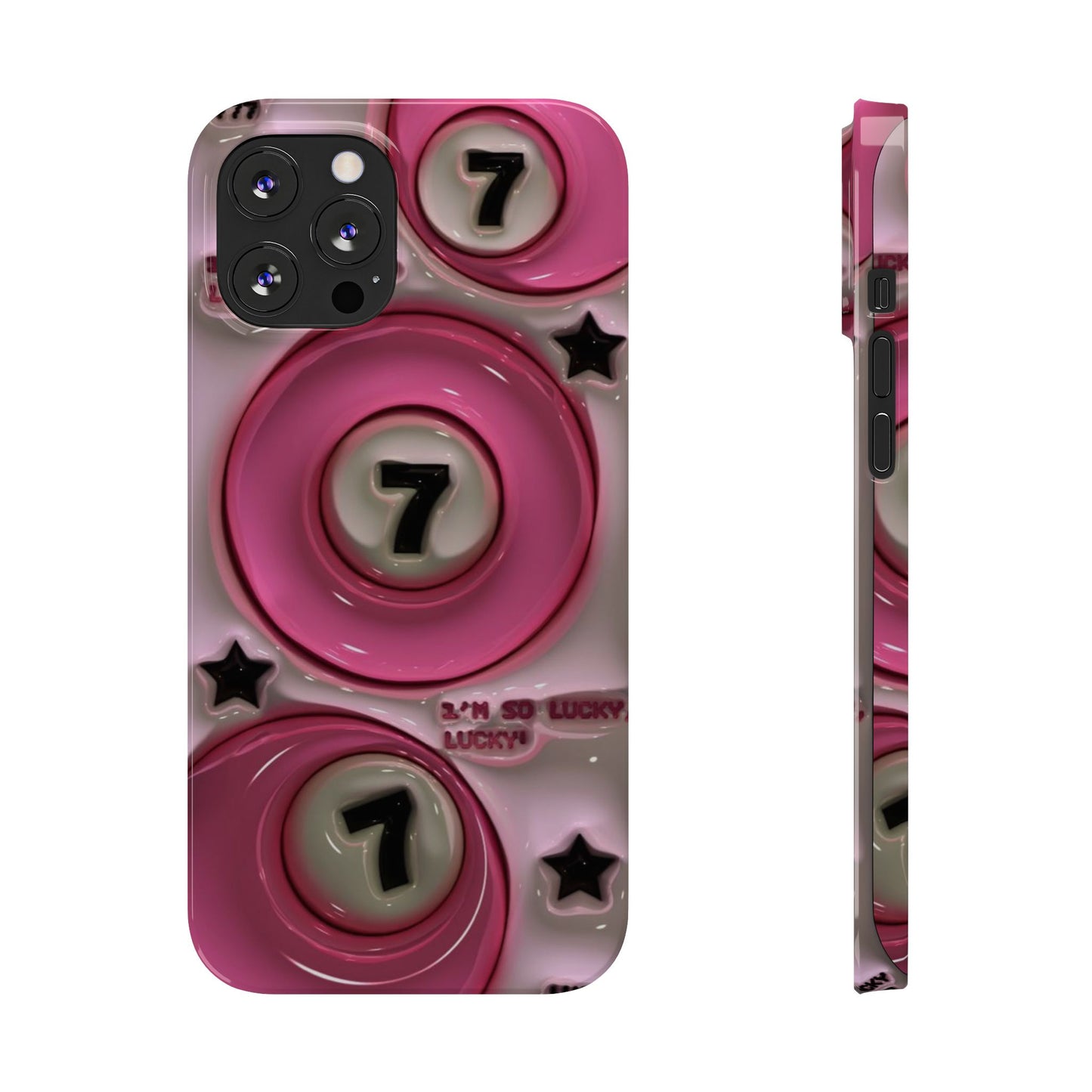 Lucky 7 Pink Phone case
