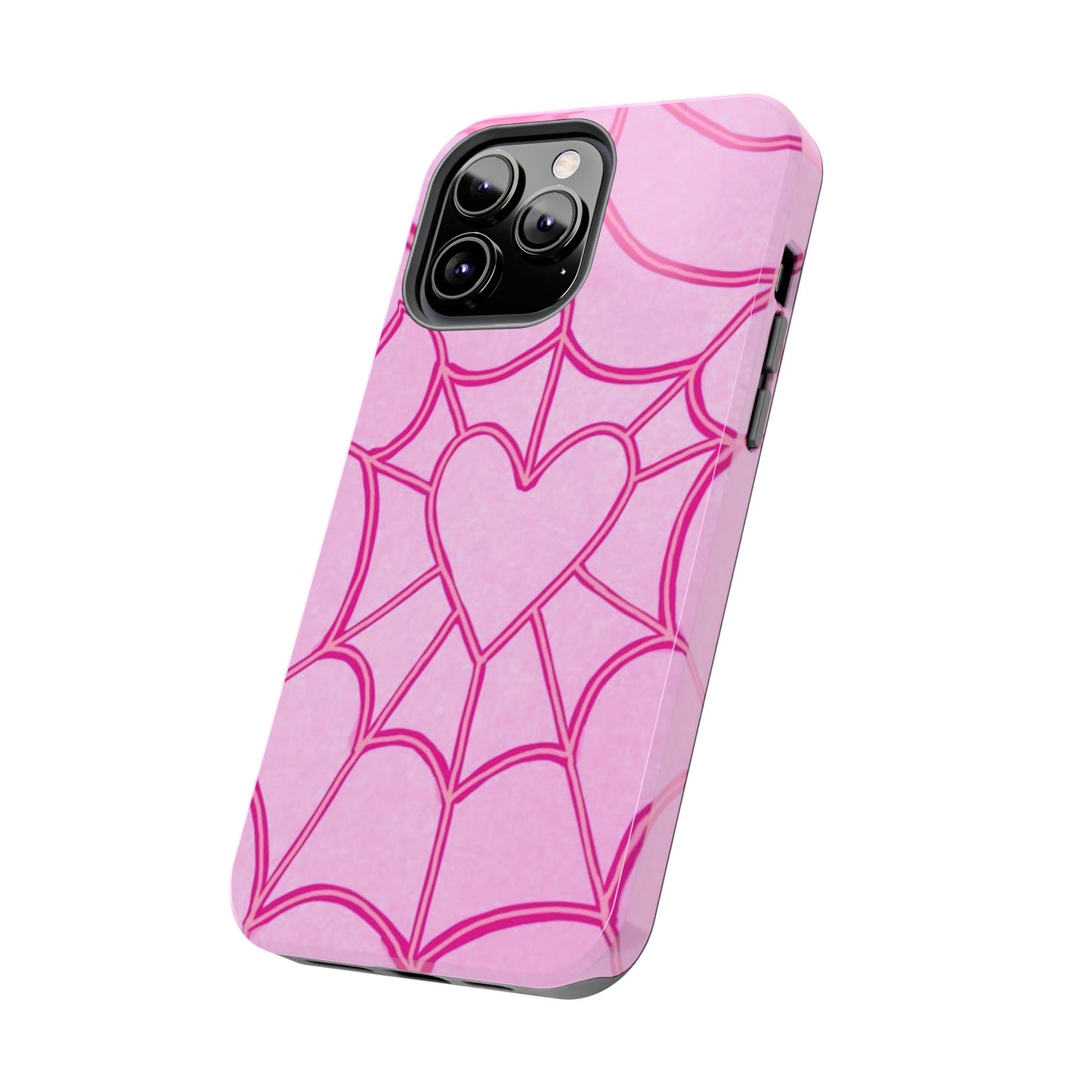 Pink Spider heart Phone case
