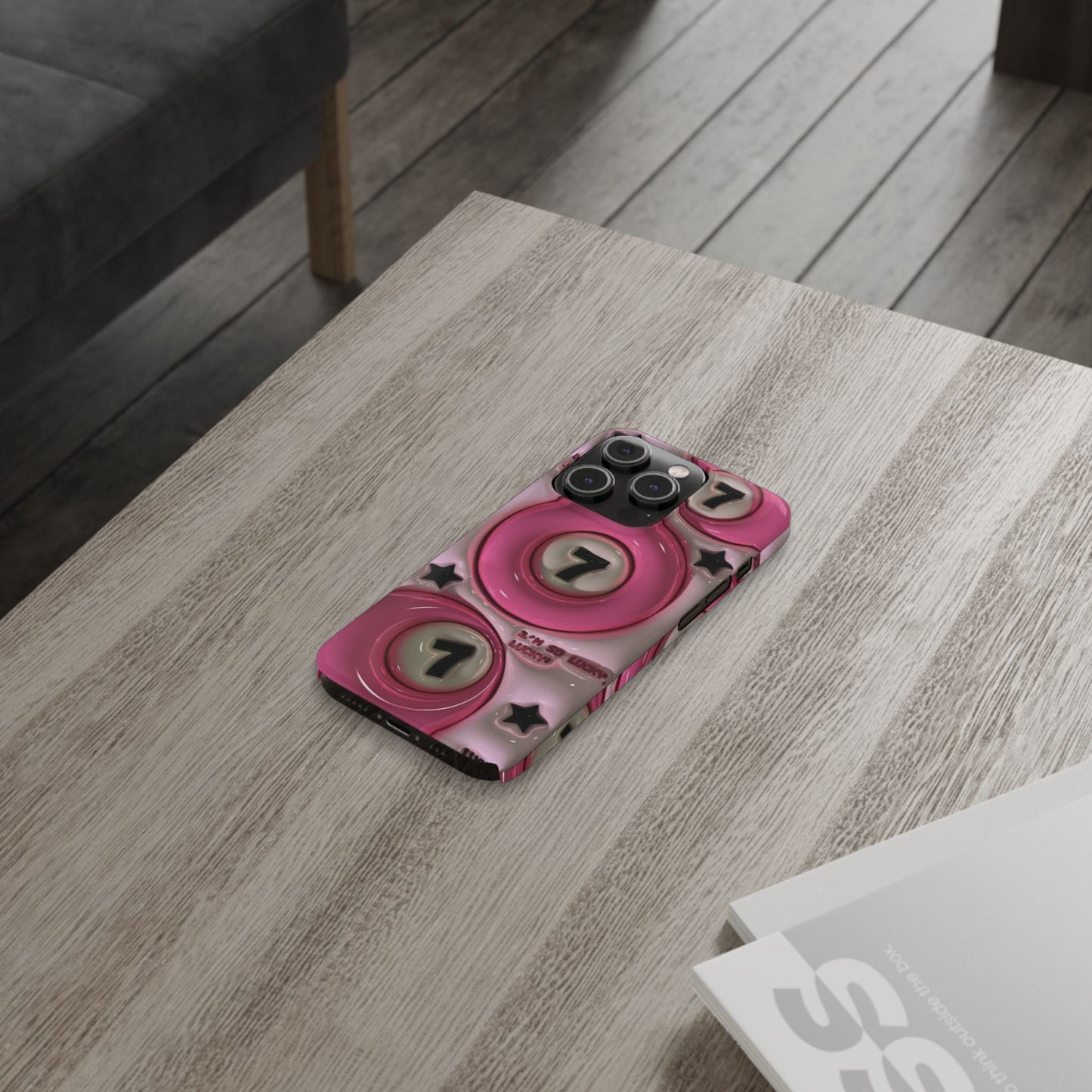Lucky 7 Pink Phone case
