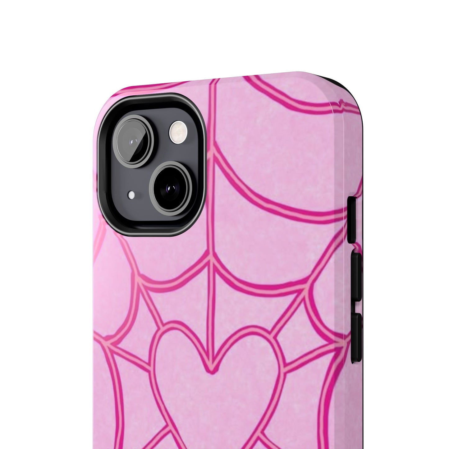 Pink Spider heart Phone case
