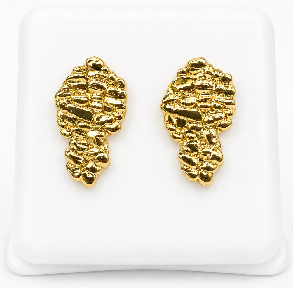 Textured Nugget studs