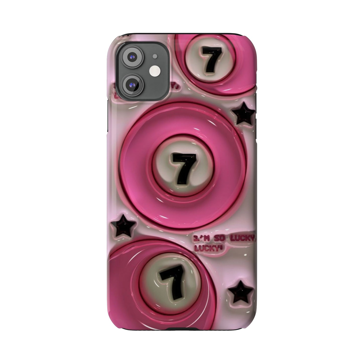 Lucky 7 Pink Phone case