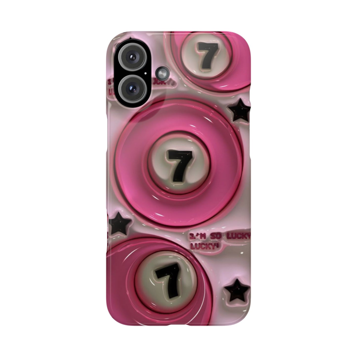 Lucky 7 Pink Phone case