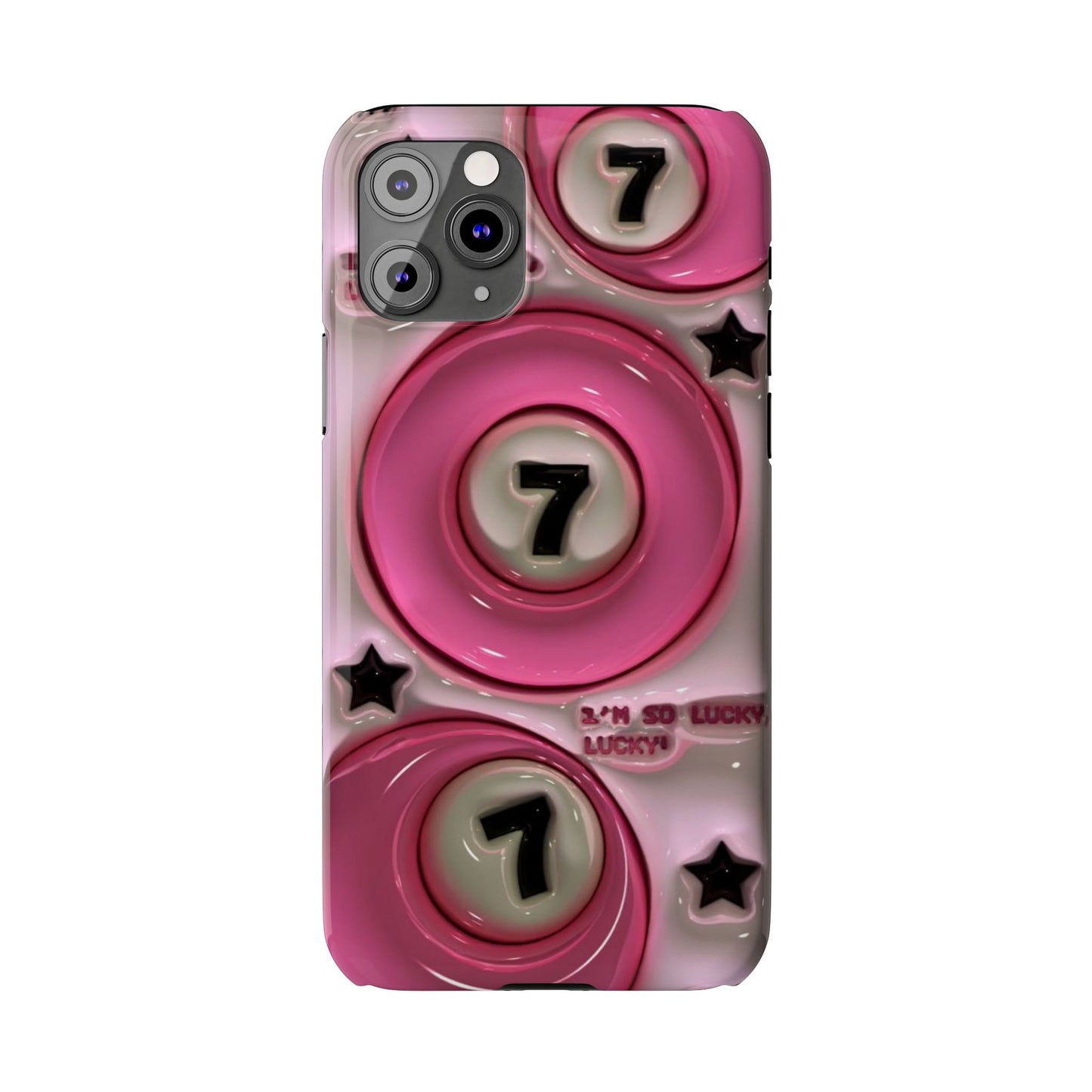 Lucky 7 Pink Phone case