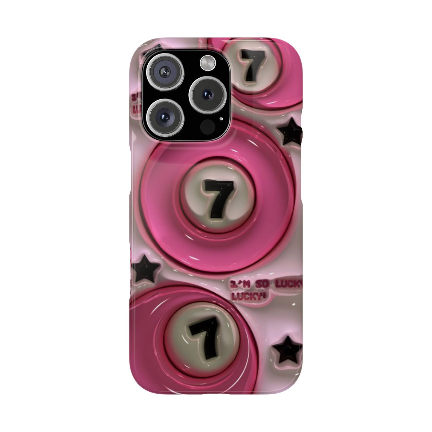Lucky 7 Pink Phone case