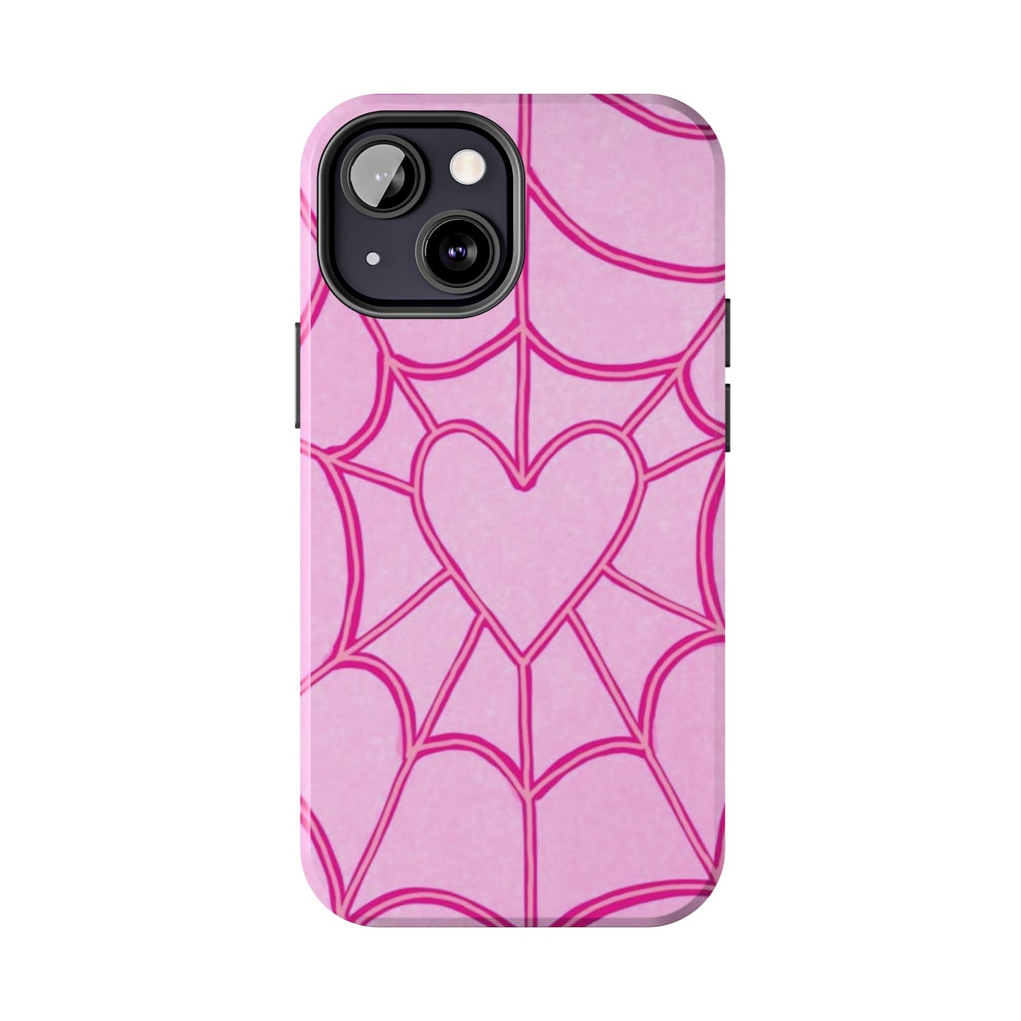 Pink Spider heart Phone case