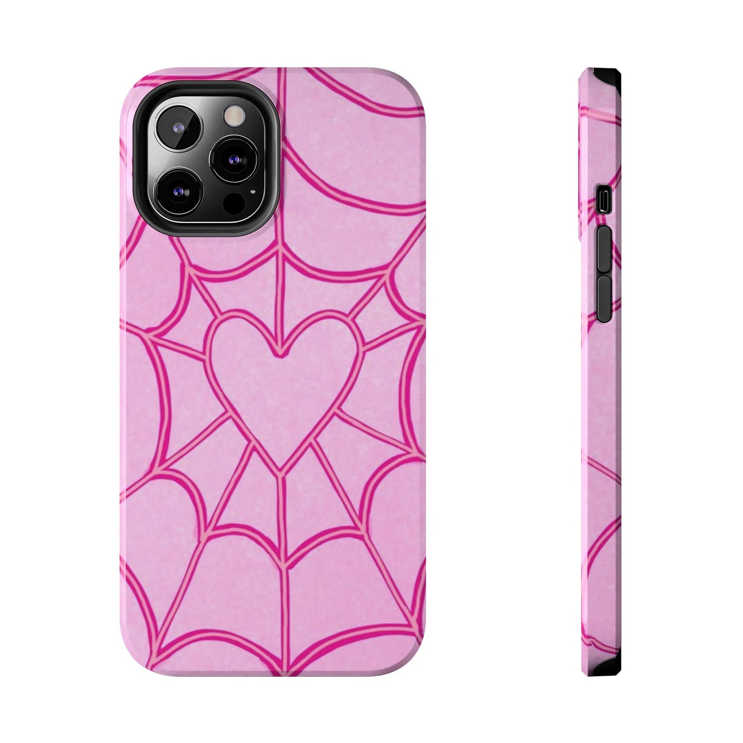 Pink Spider heart Phone case