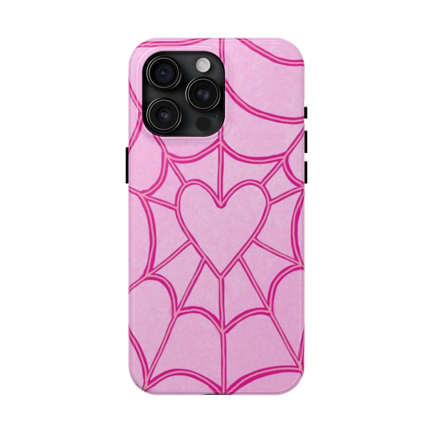 Pink Spider heart Phone case