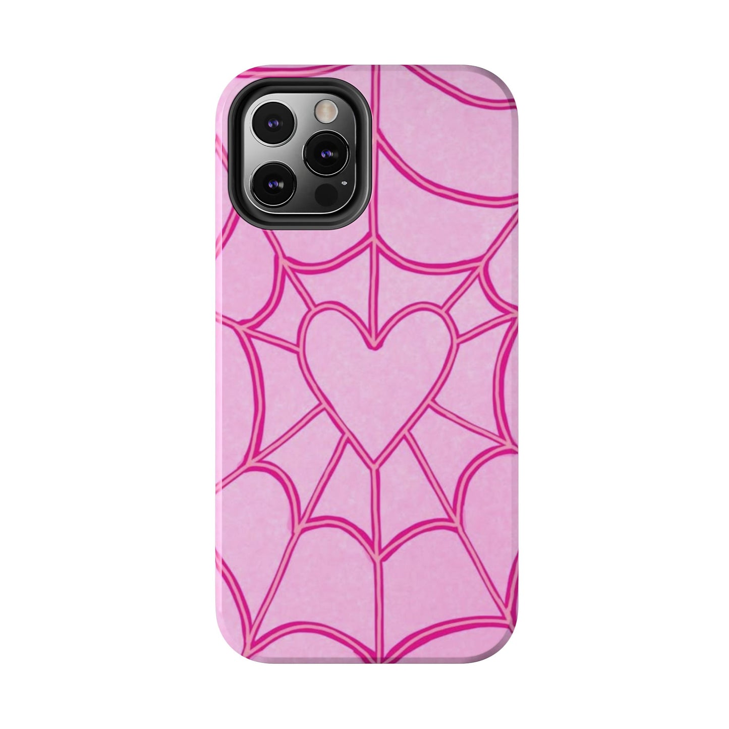 Pink Spider heart Phone case