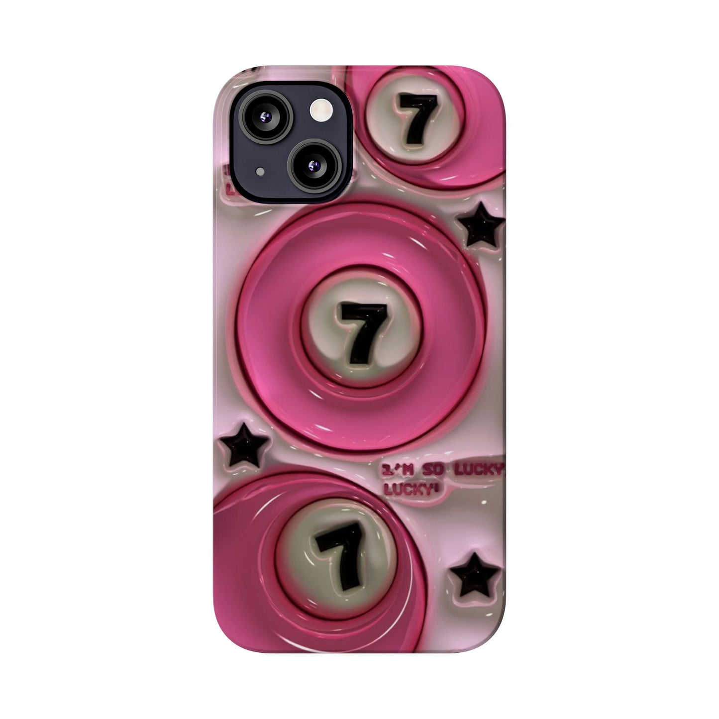 Lucky 7 Pink Phone case