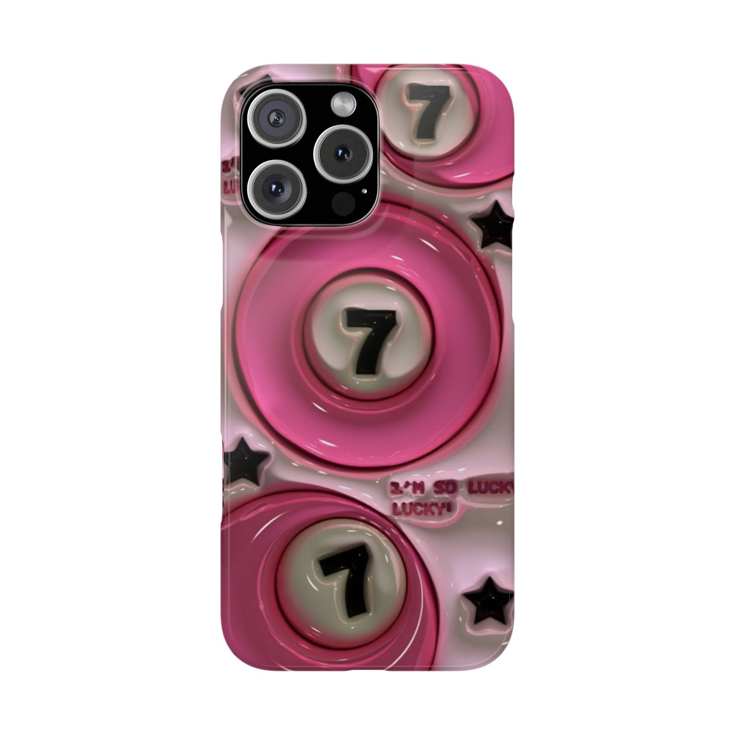 Lucky 7 Pink Phone case