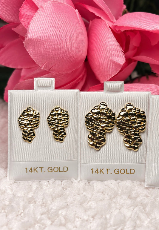 Textured Nugget studs
