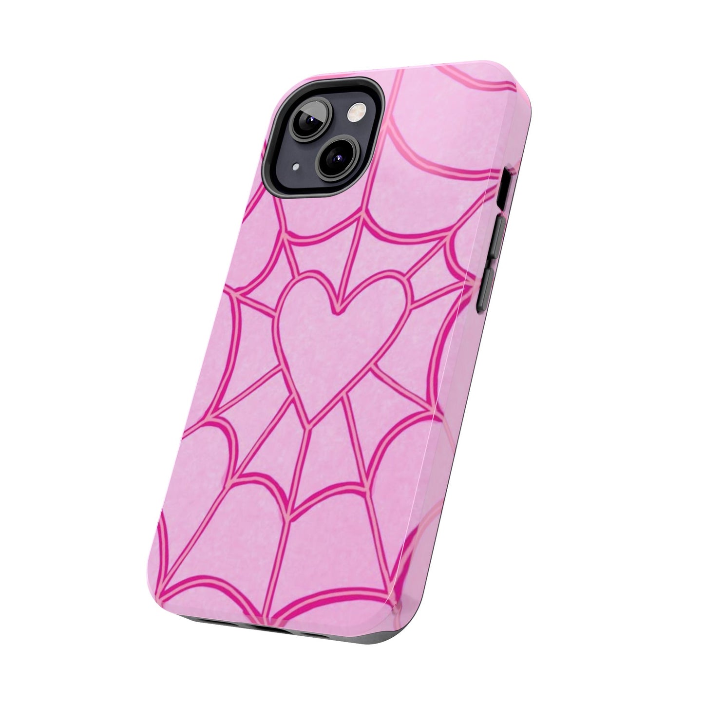 Pink Spider heart Phone case