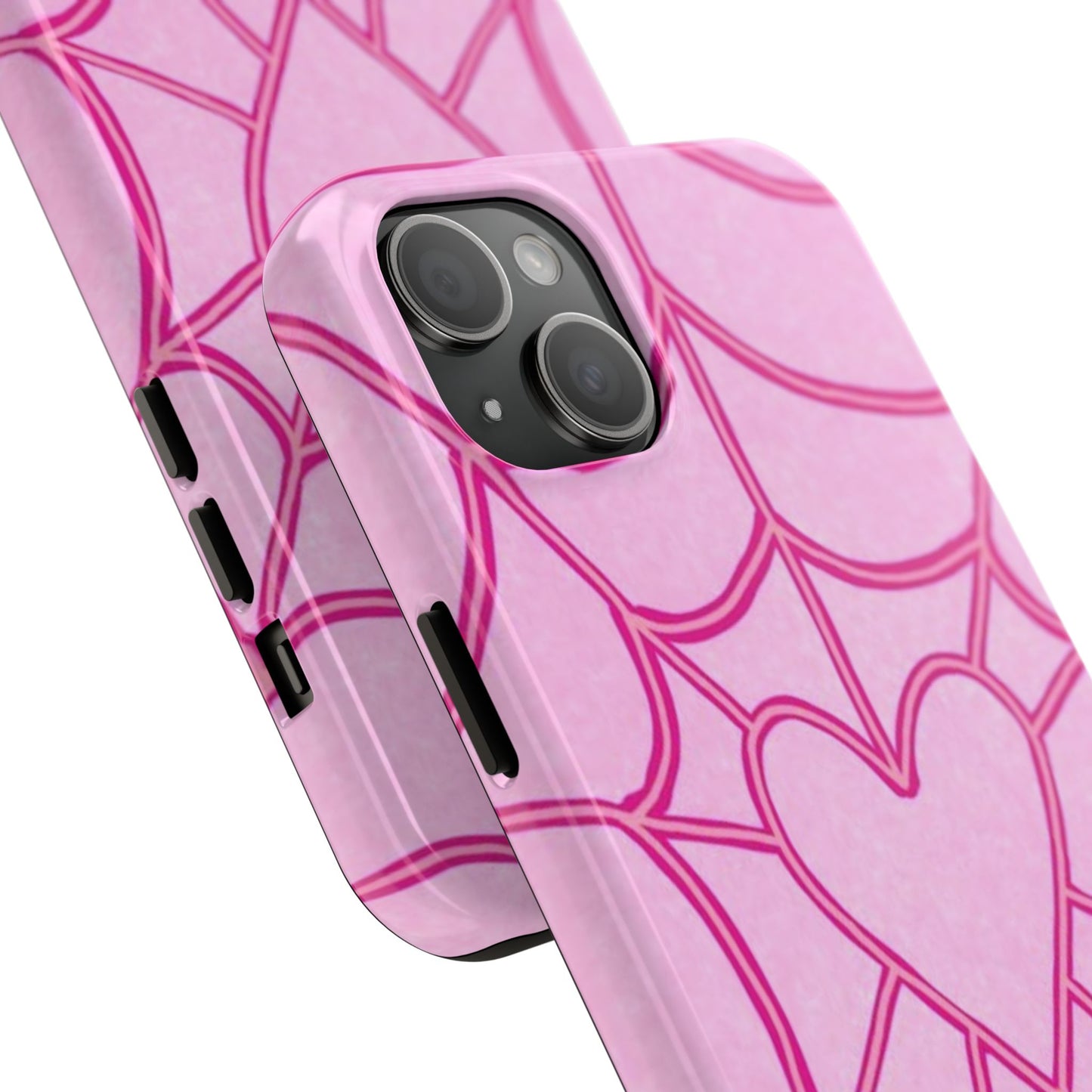 Pink Spider heart Phone case