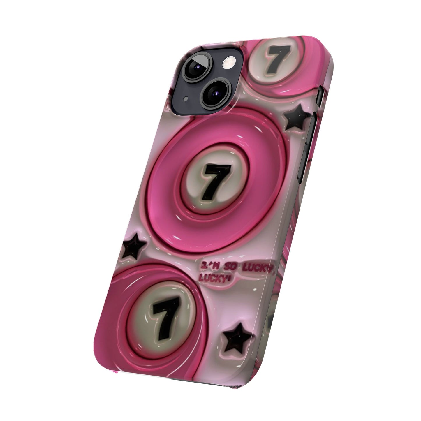 Lucky 7 Pink Phone case