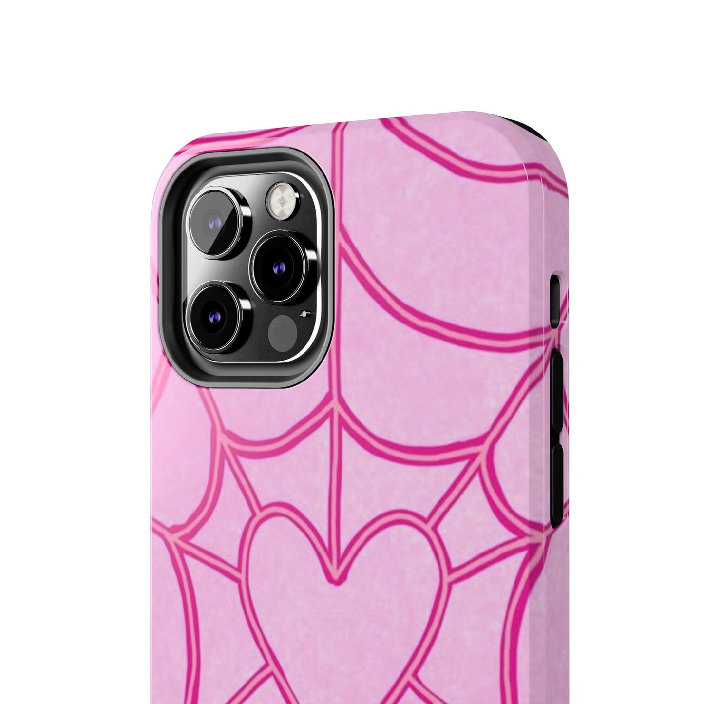 Pink Spider heart Phone case