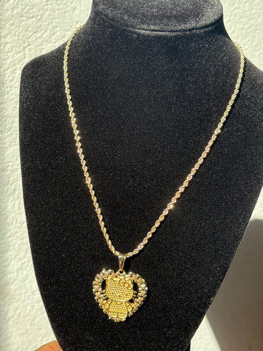 HK Heart Rope Chain