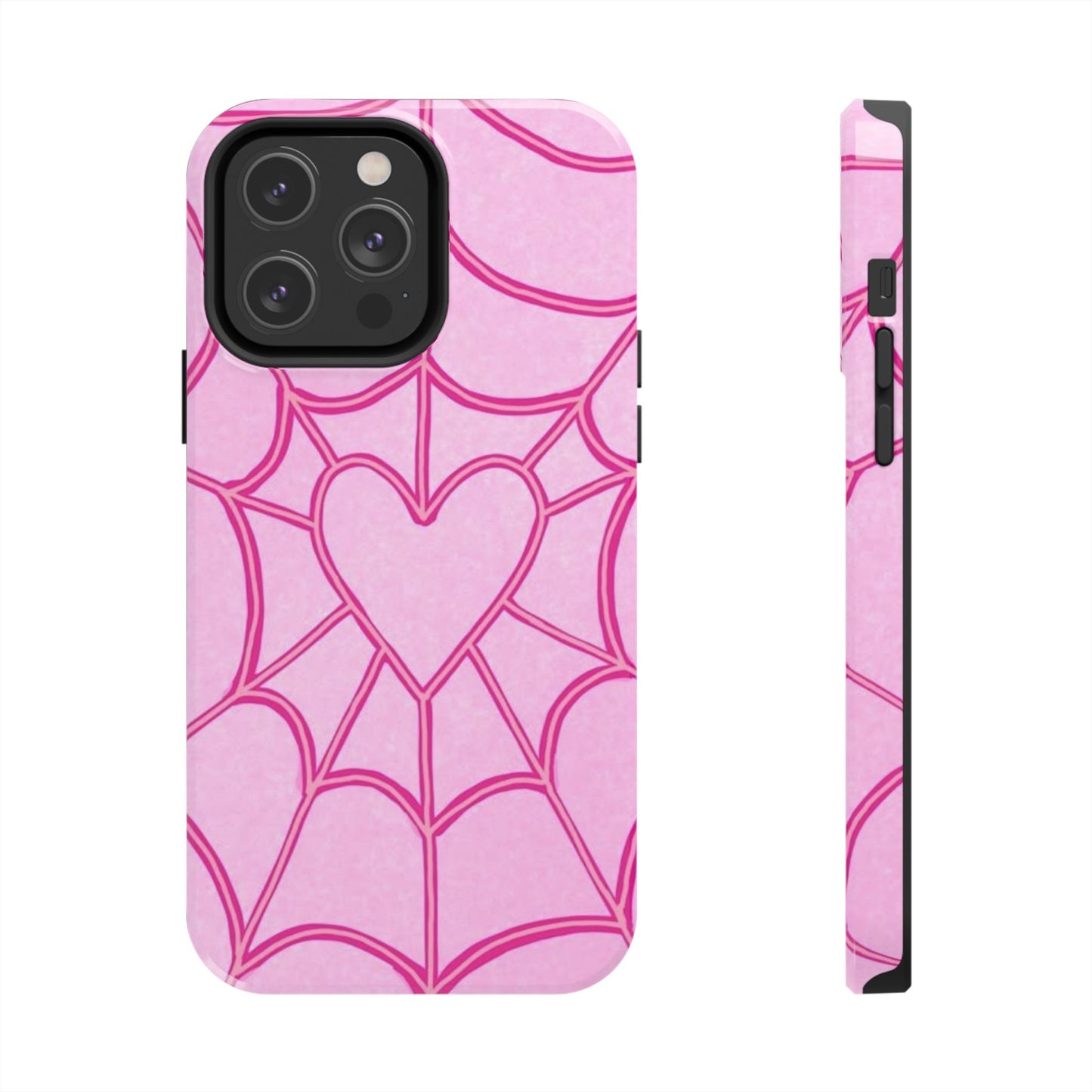 Pink Spider heart Phone case