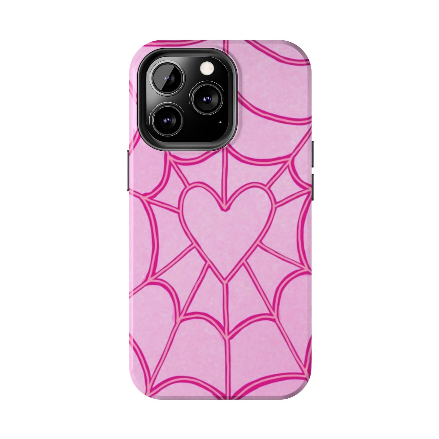 Pink Spider heart Phone case