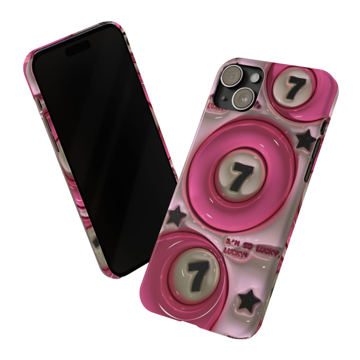 Lucky 7 Pink Phone case