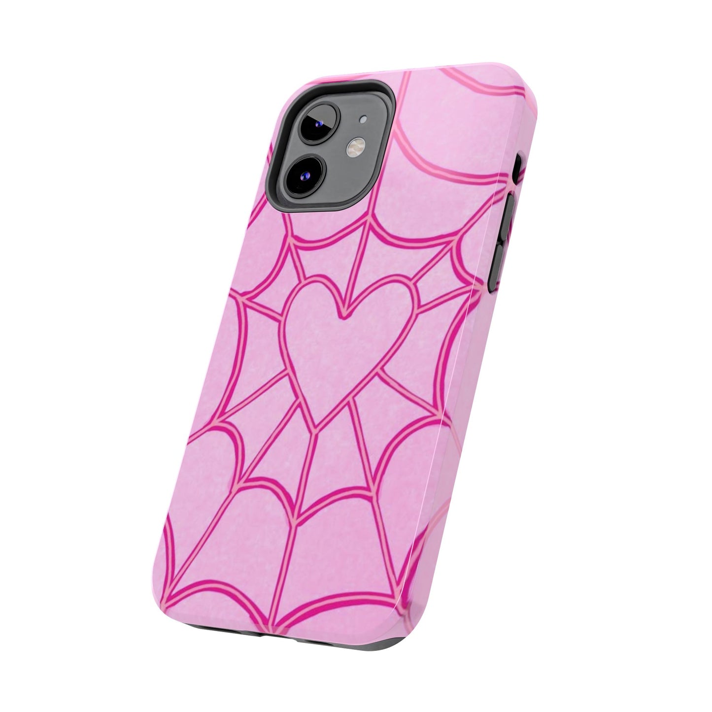 Pink Spider heart Phone case