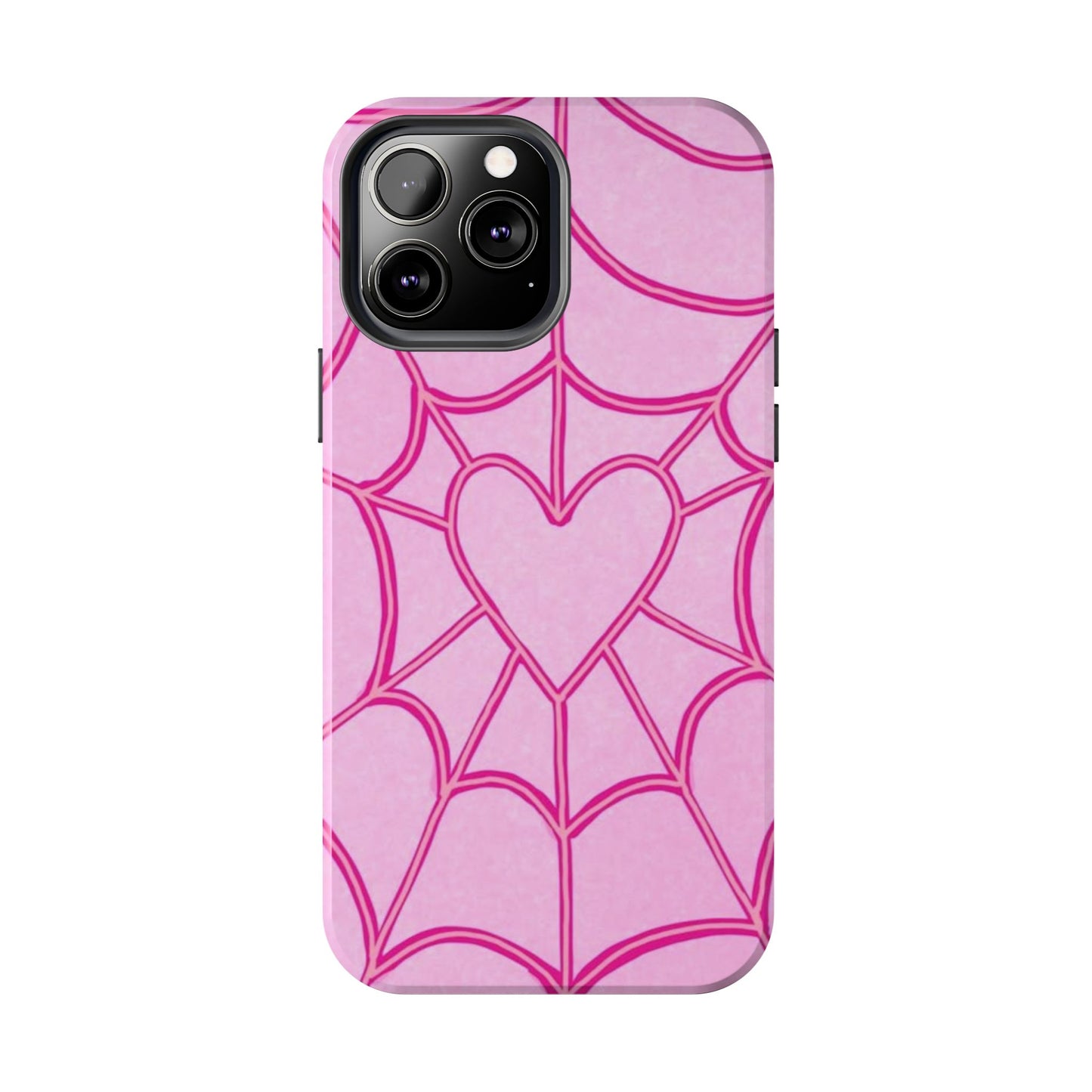 Pink Spider heart Phone case