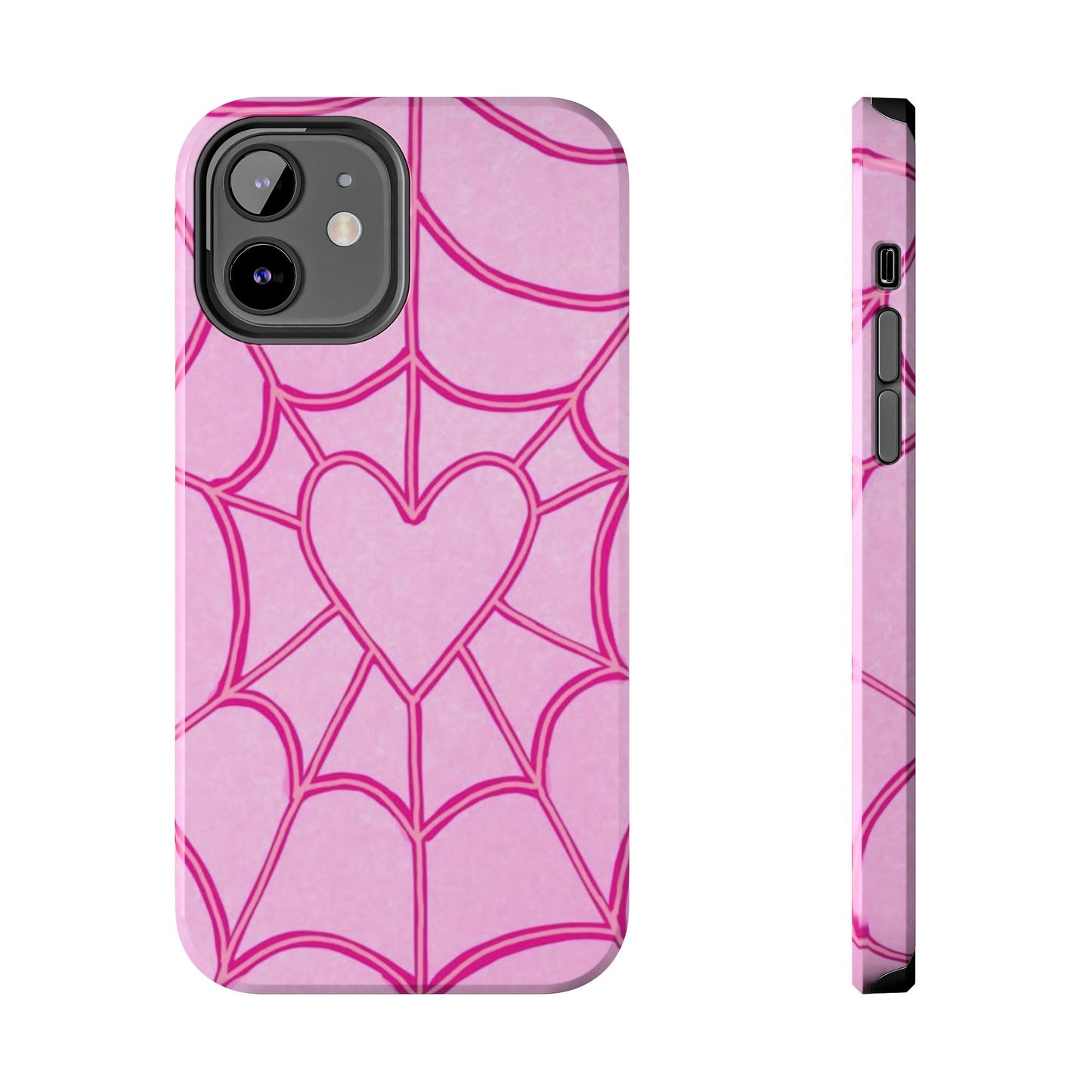 Pink Spider heart Phone case