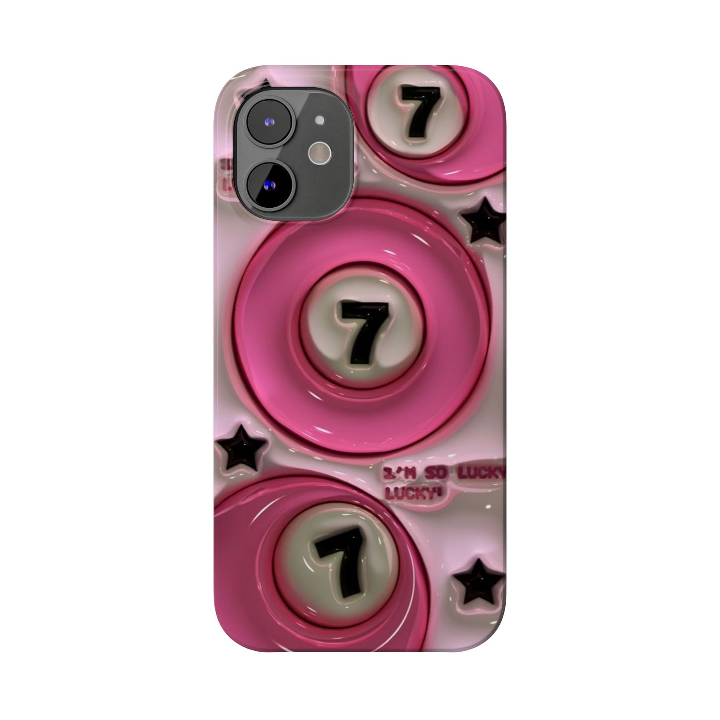 Lucky 7 Pink Phone case