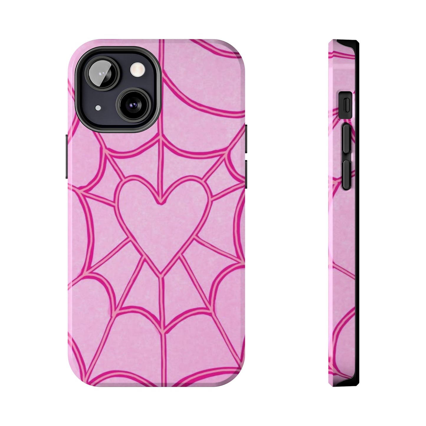 Pink Spider heart Phone case