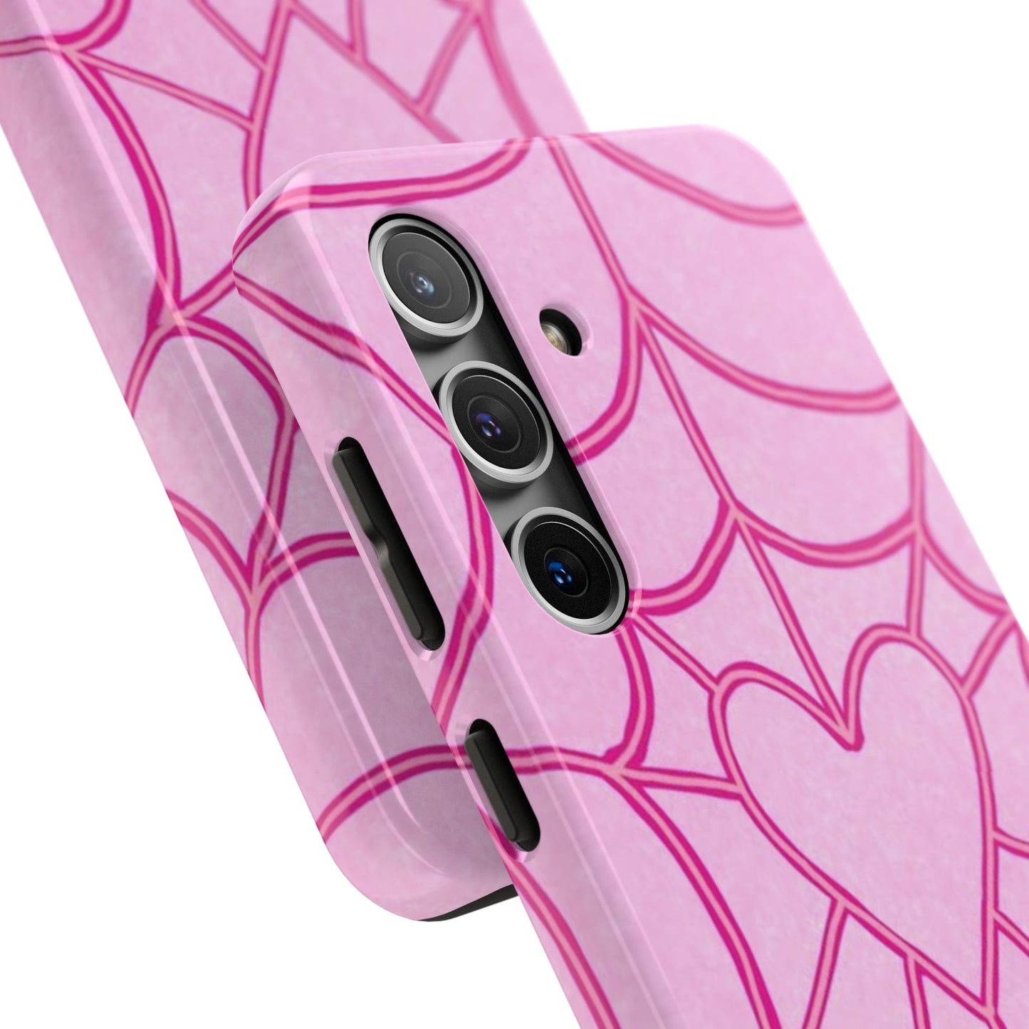 Pink Spider heart Phone case
