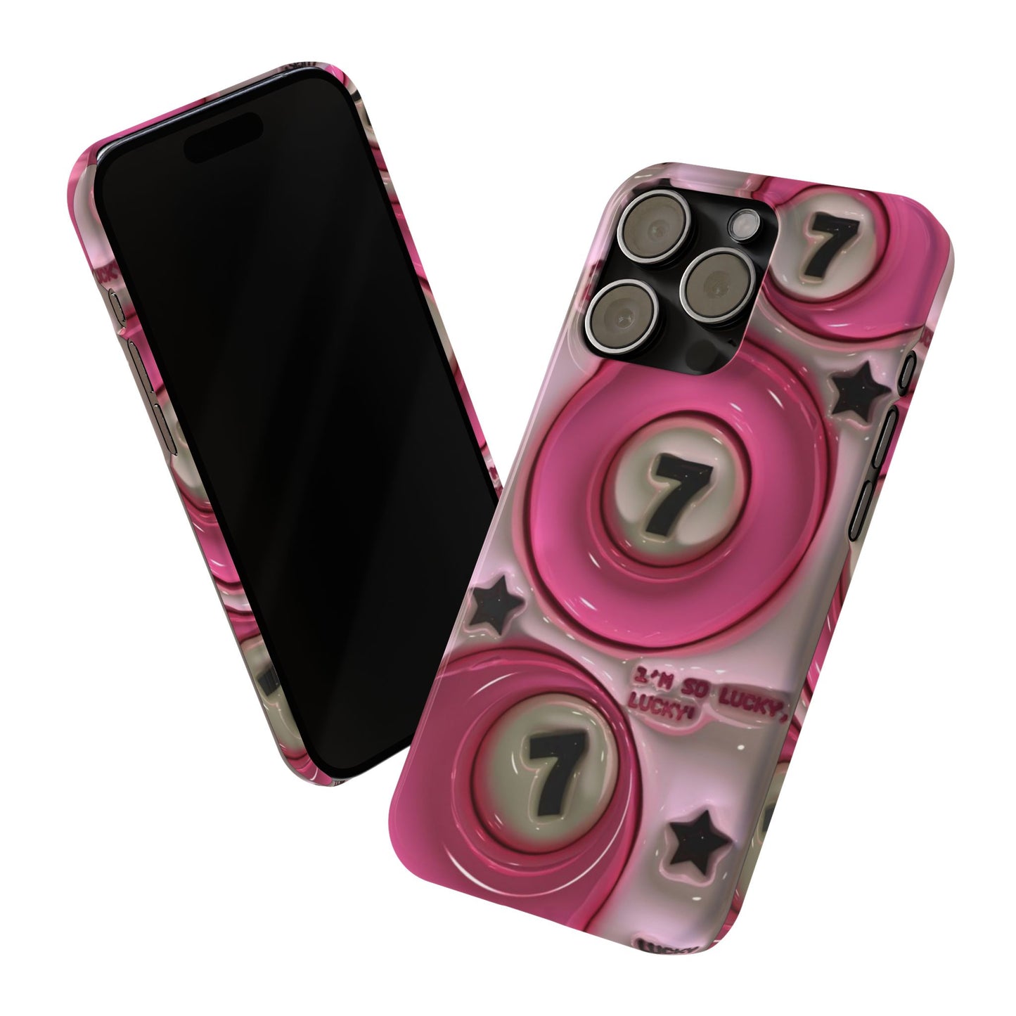 Lucky 7 Pink Phone case