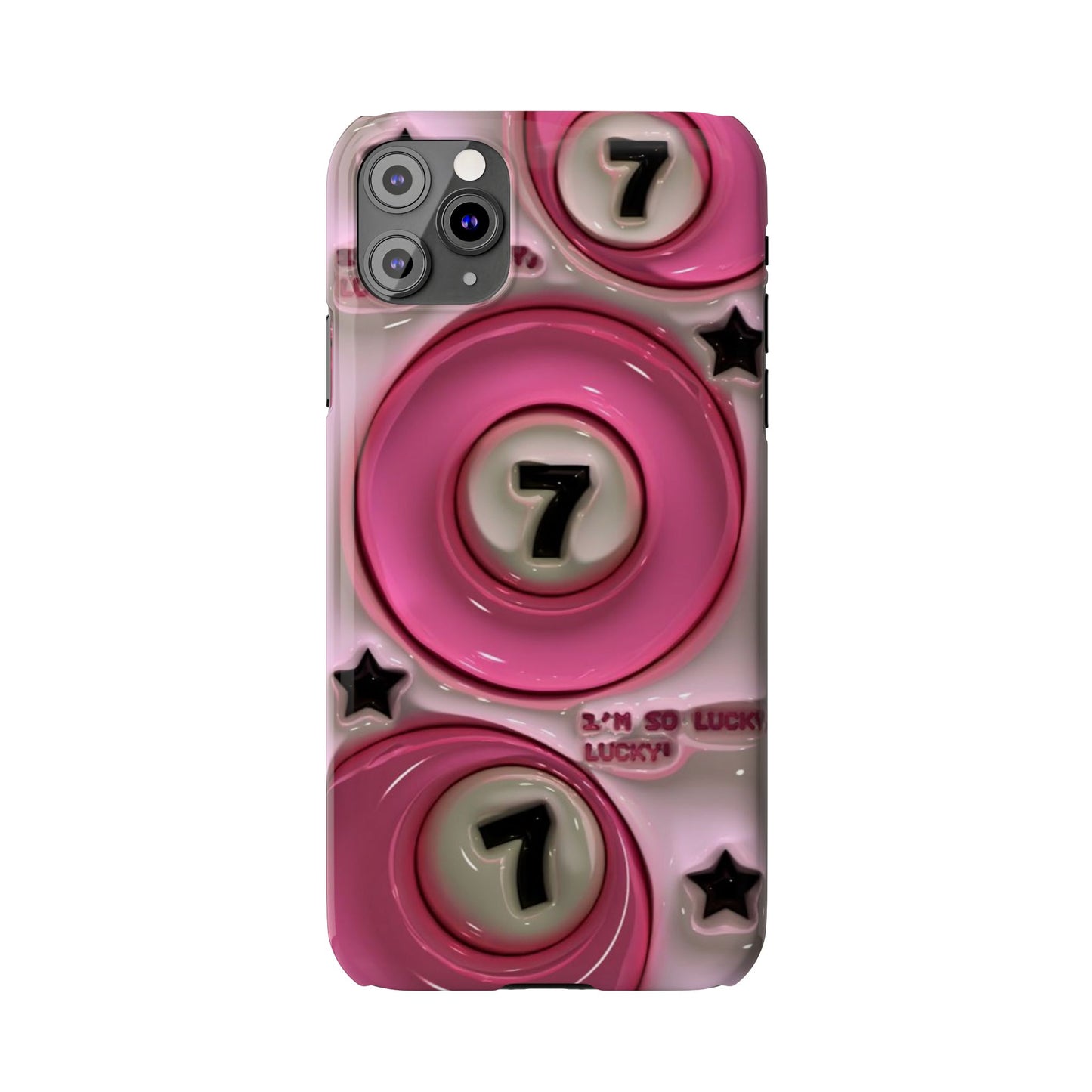 Lucky 7 Pink Phone case