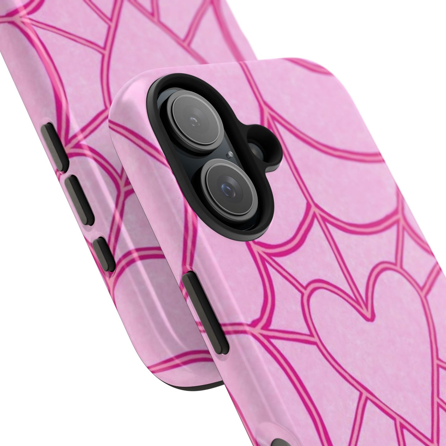 Pink Spider heart Phone case