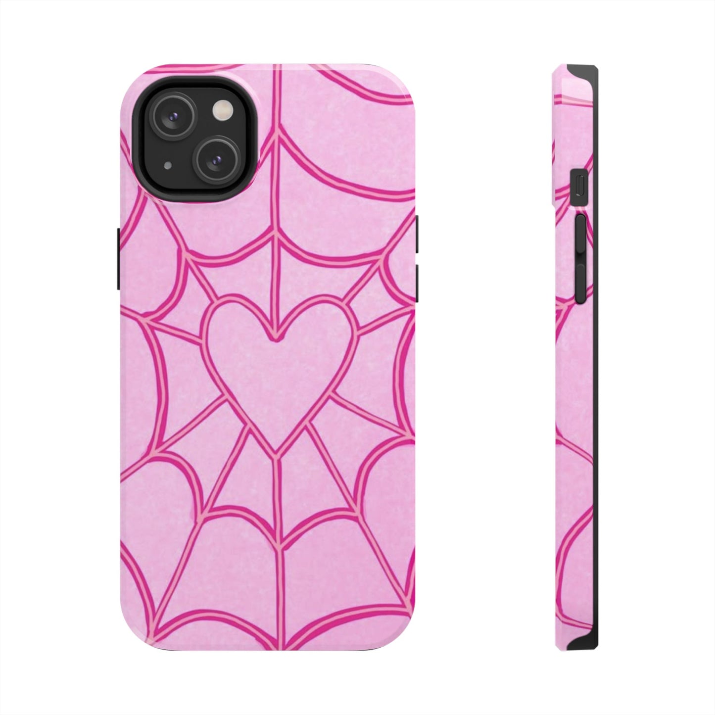 Pink Spider heart Phone case
