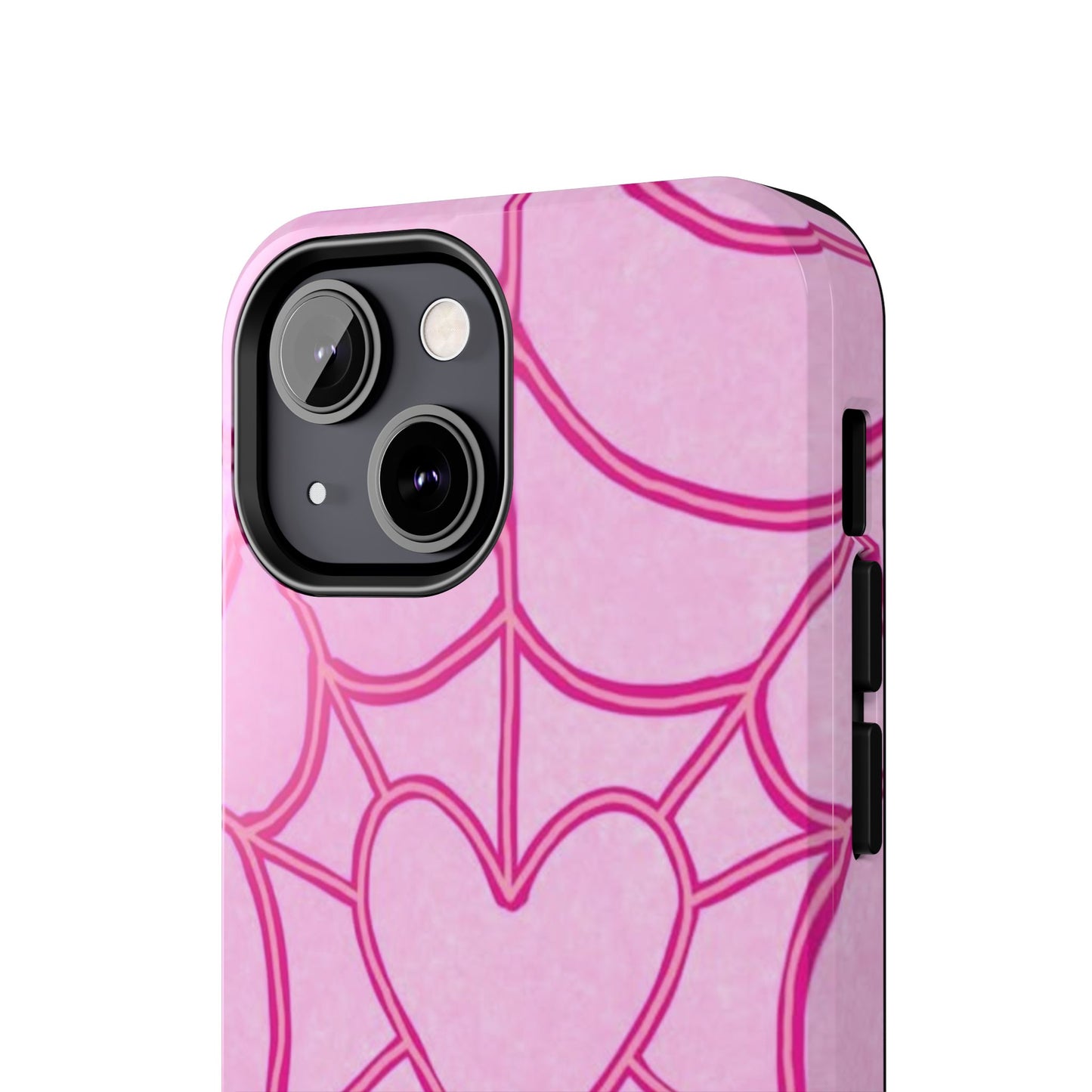 Pink Spider heart Phone case